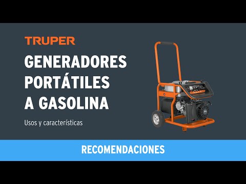 Generador portátil 8 kW motor a gasolina, TRUPER