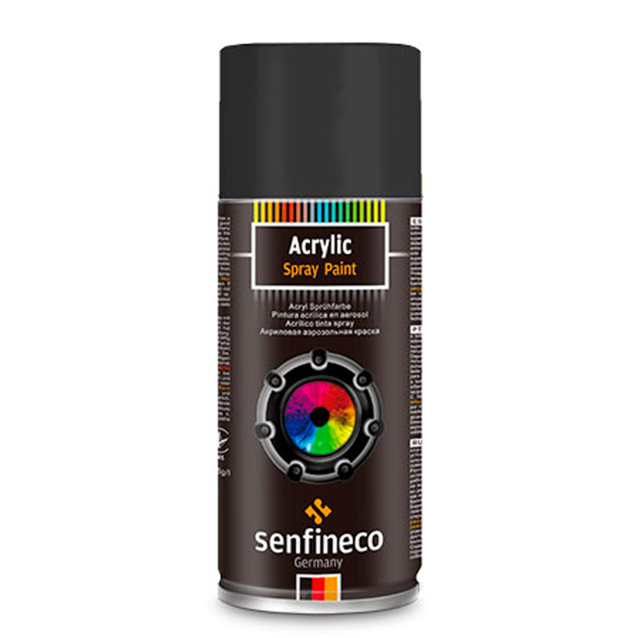 4036 PINTURA PLATEADA BRILLANTE / ACRYLIC PAINT SILVER RAL 400ML - SENFINECO
