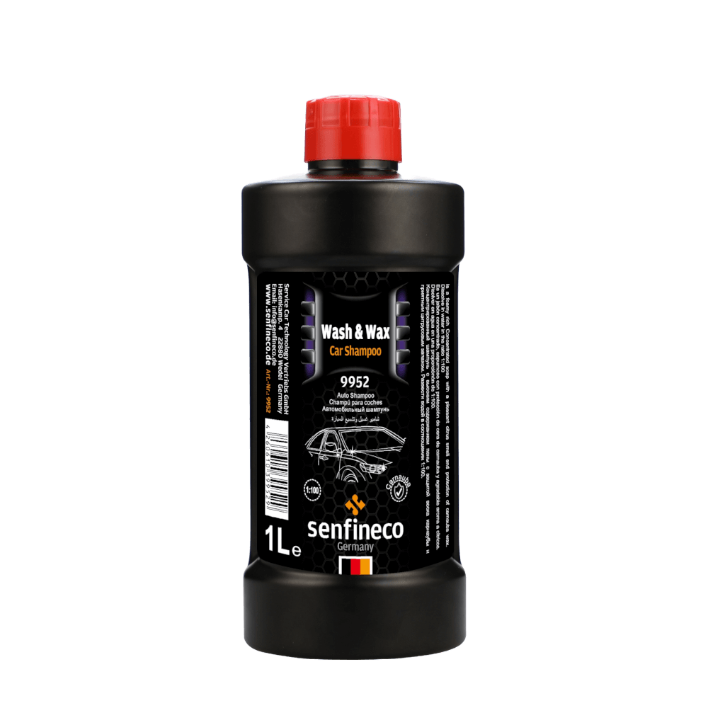 9952 Wash & Wax Car Shampoo con Cera