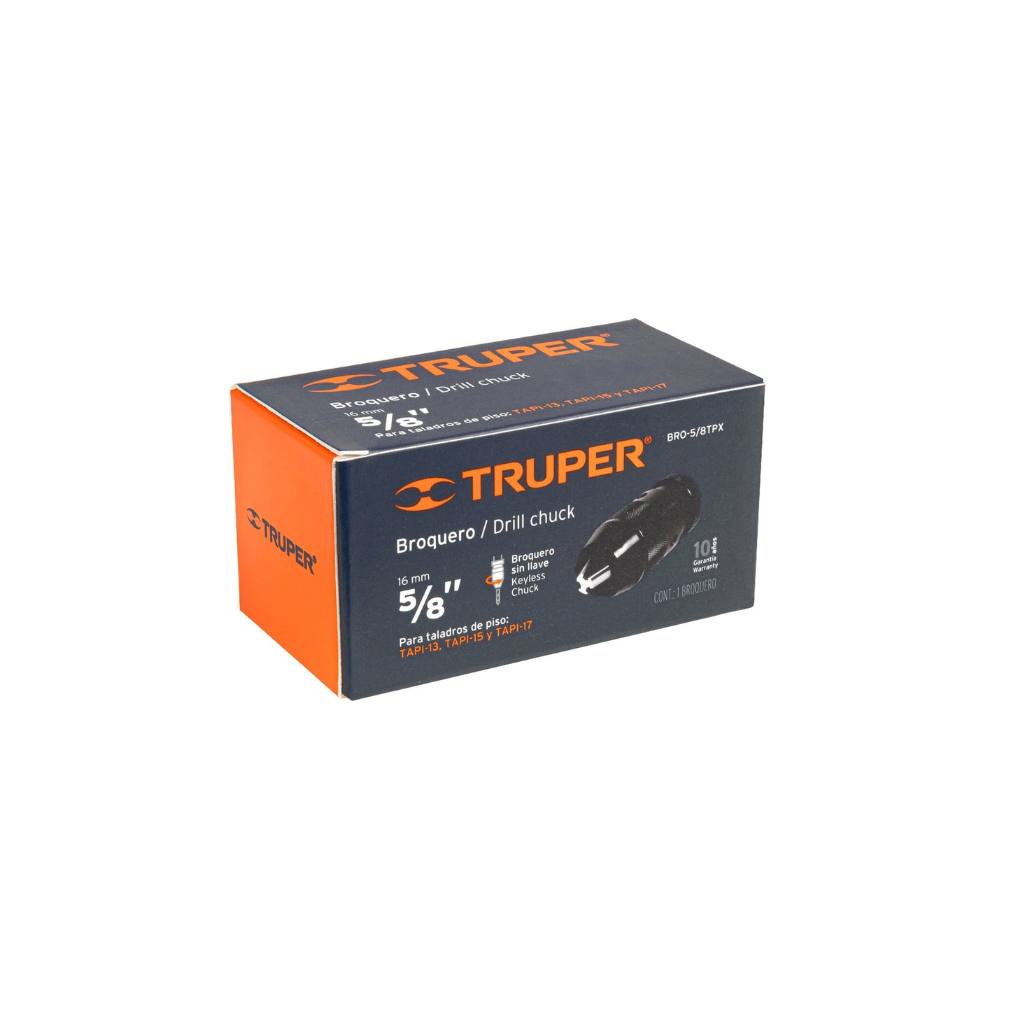 Broquero 5/8" sin llave para TAPI-13, 15 y 17,TRUPER