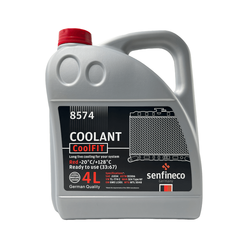 8594 REFRIGERANTE COOLANT - 4L ROJO 50:50