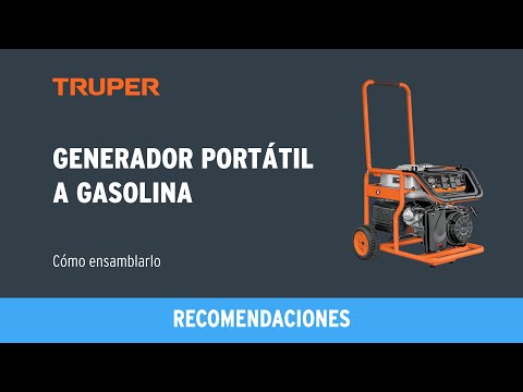 Generador portátil 8 kW motor a gasolina, TRUPER
