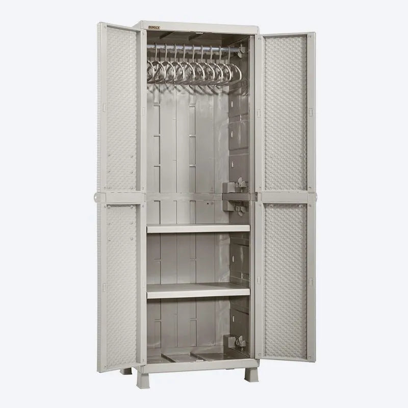 ARMARIO GRANDE P/ROPA RATTAN TAUPE