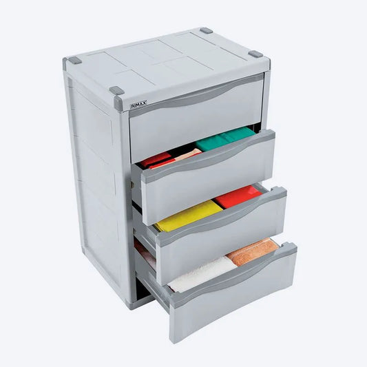 ARMARIO CAJONERO GRIS-AZUL