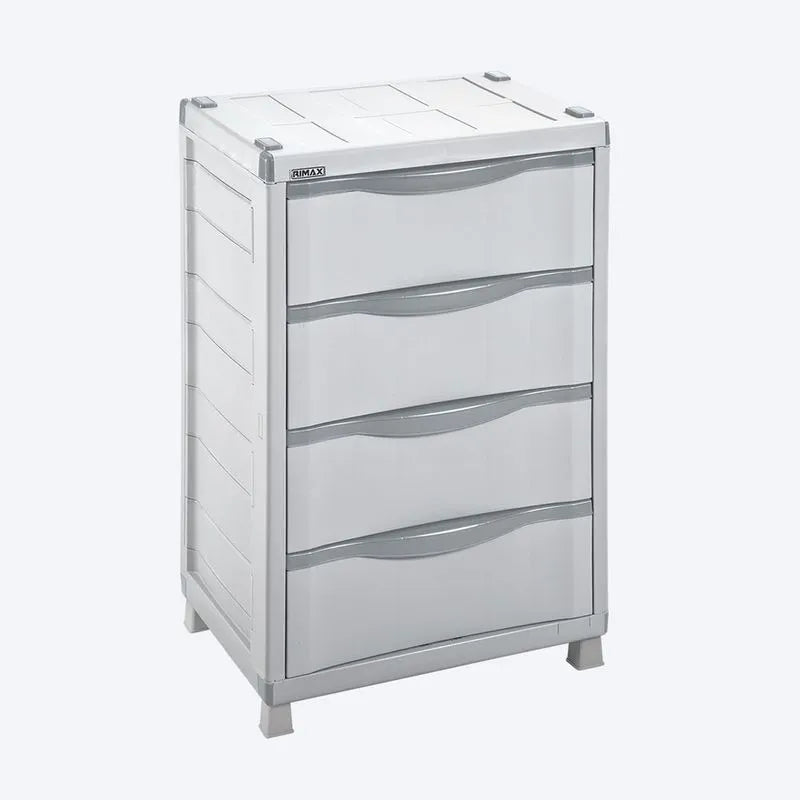 ARMARIO CAJONERO GRIS-AZUL