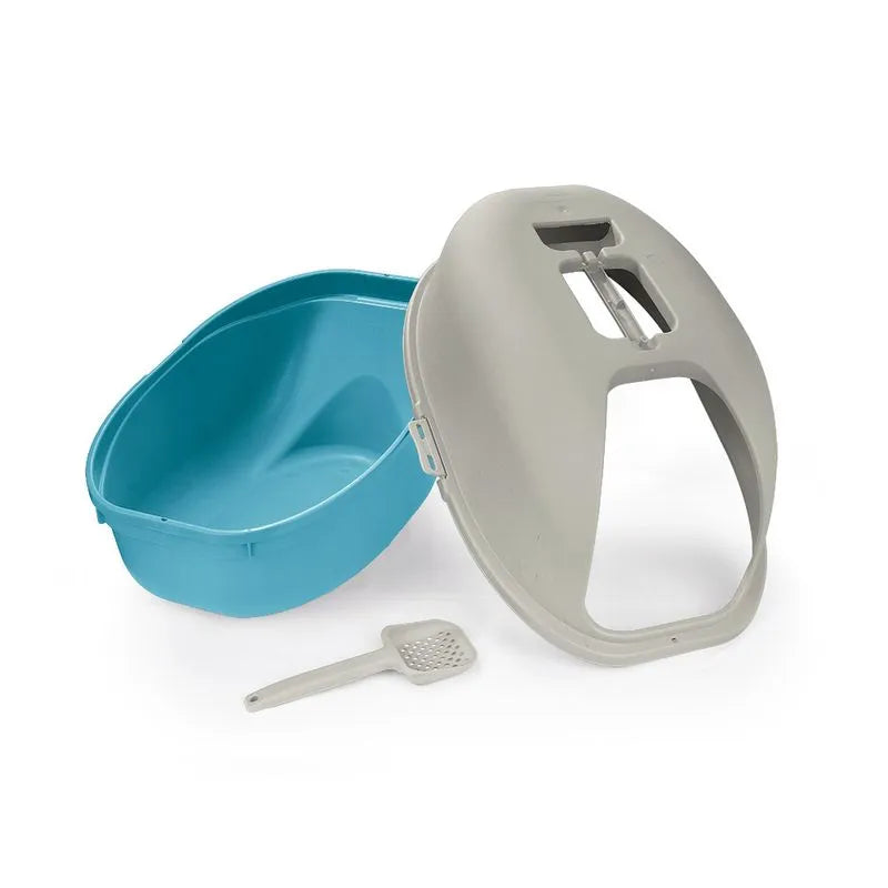 ARENERO PARA GATO AZUL GRIS