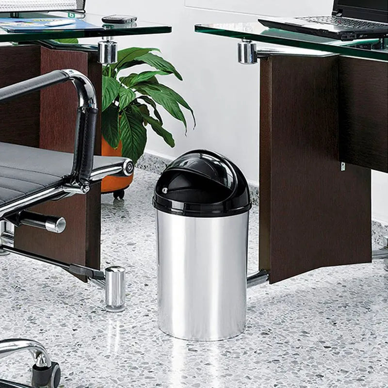 BASURERO APARIENCIA METAL 5LTS