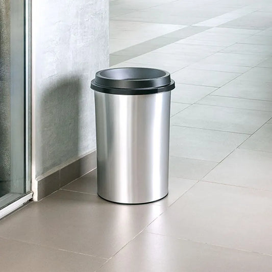 BASURERO APARIENCIA METAL 50LTS