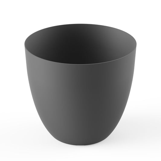 MACETA TES COLOR ANTRACITA 22 CUENCO PLASTIKEN
