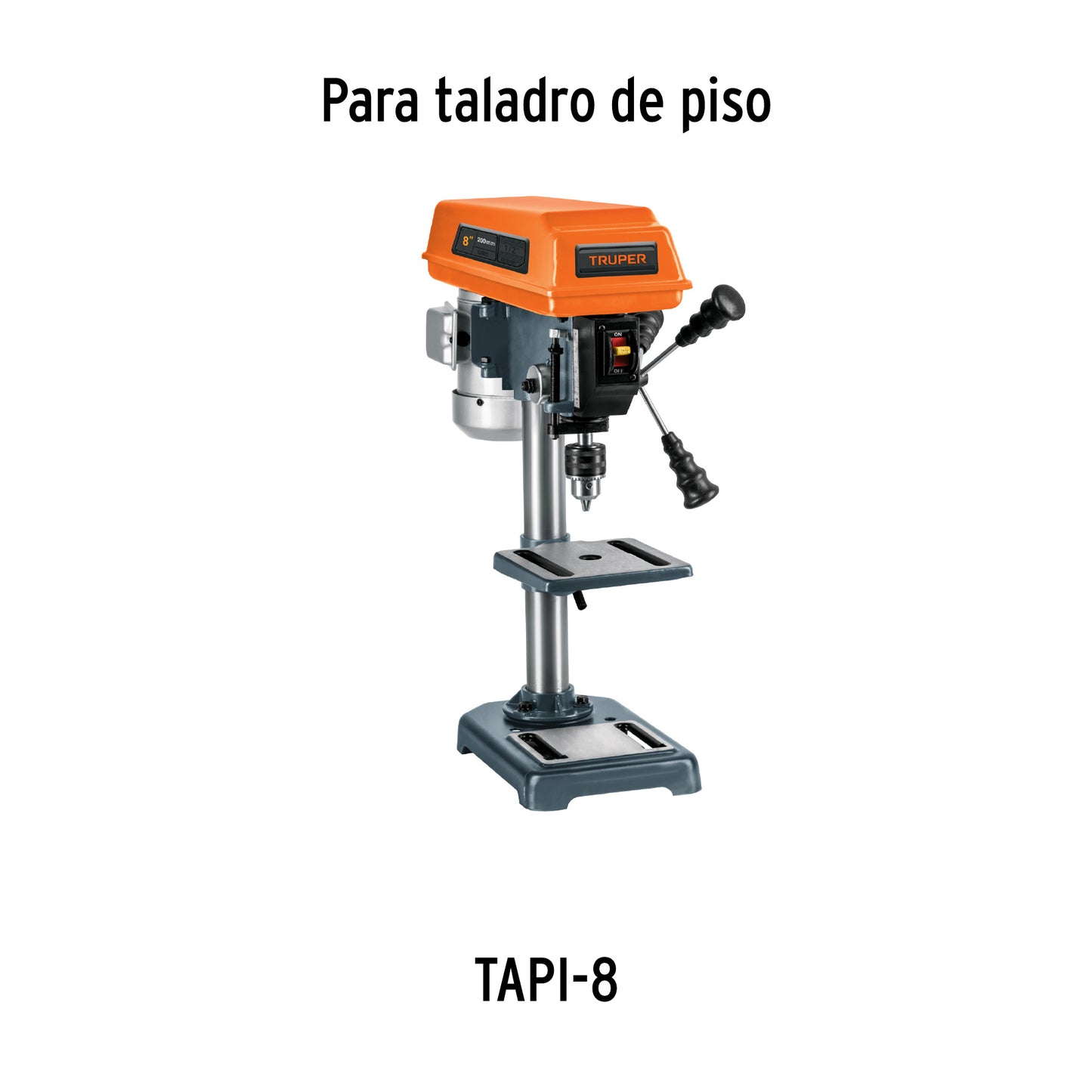 Broquero 1/2" con llave para TAPI-8, TRUPER