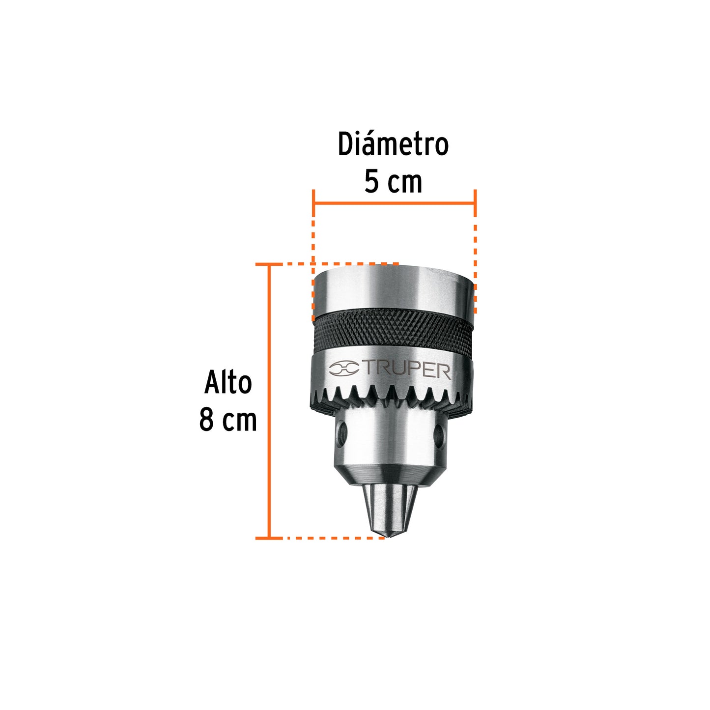 Broquero 1/2" con llave para TAPI-8, TRUPER