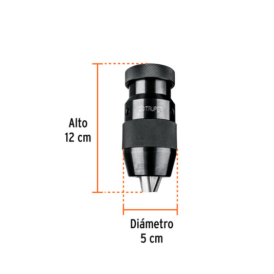 Broquero 5/8" sin llave para TAPI-13, 15 y 17,TRUPER