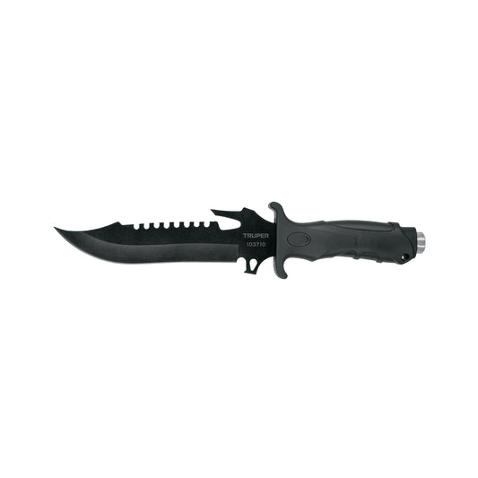 Cuchillo táctico para campismo 7", TRUPER