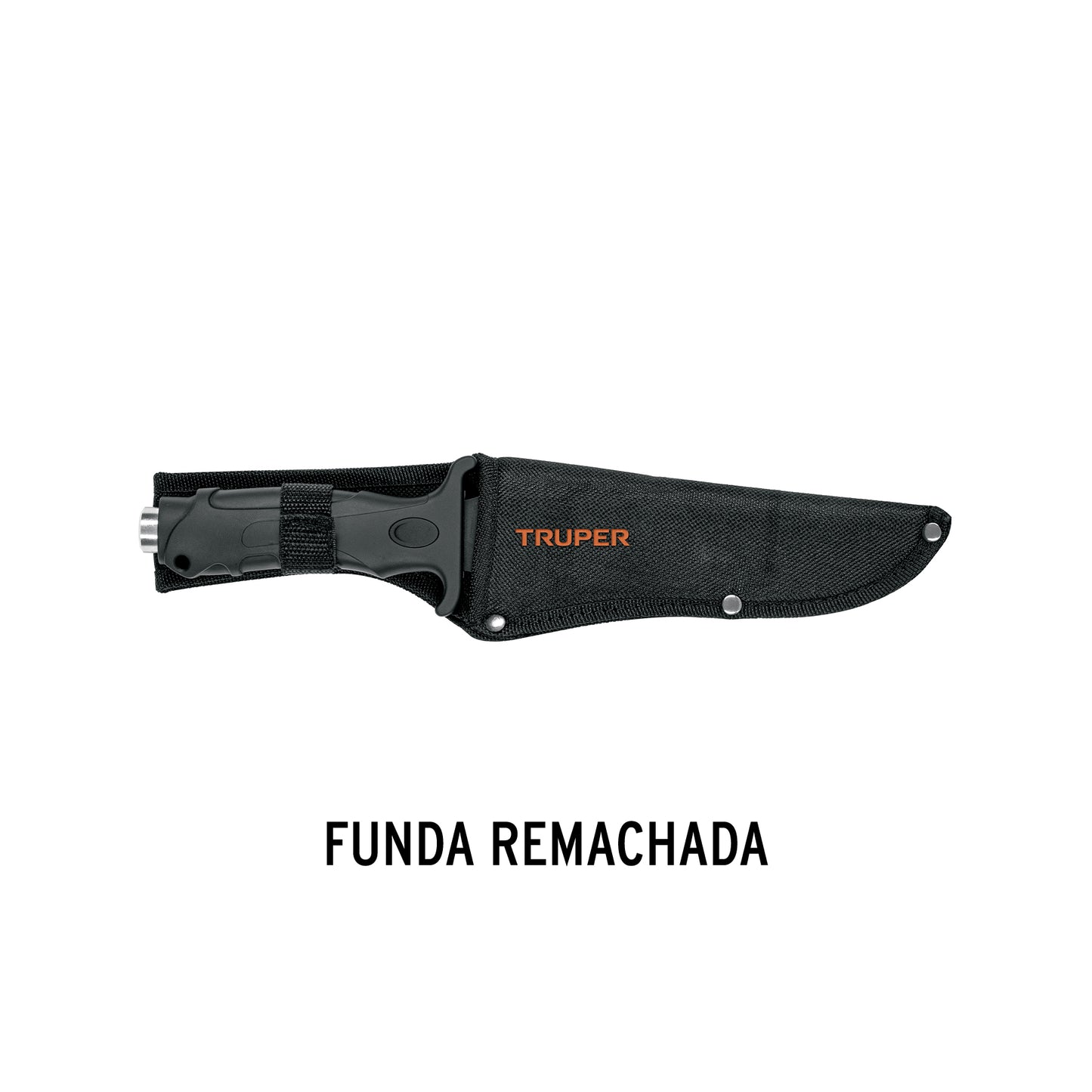 Cuchillo táctico para campismo 7", TRUPER