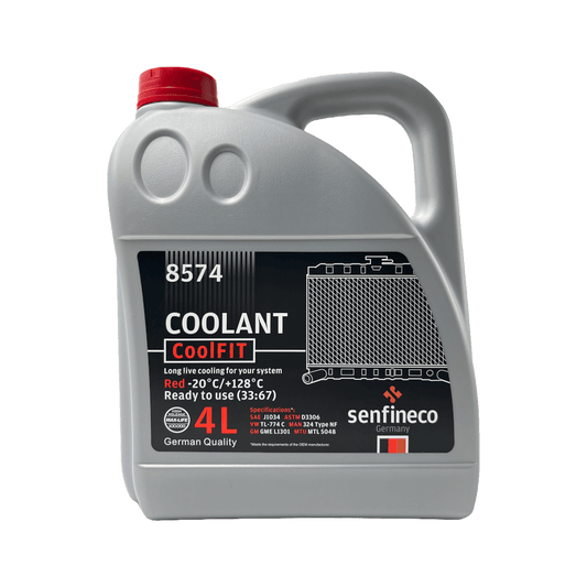 8594 REFRIGERANTE COOLANT - 4L ROJO 50:50