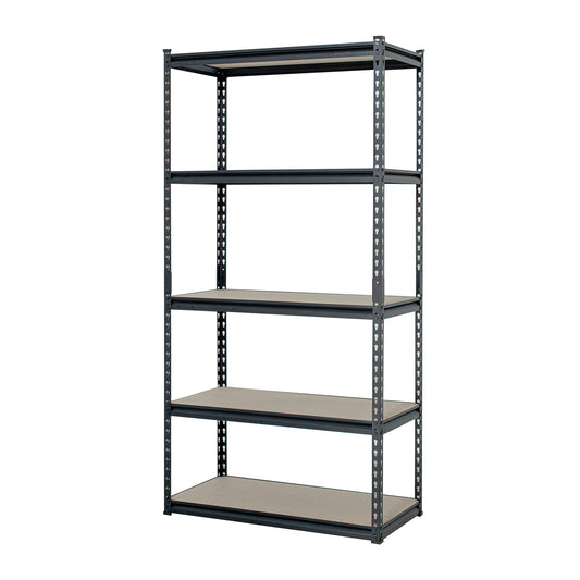 Estante metálico 5 repisas MDP cap. 60 Kg,180x45x90, PRETUL