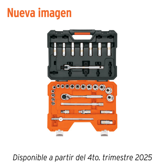 Juego de 31 herramientas cuadro 1/2" std para mecánico