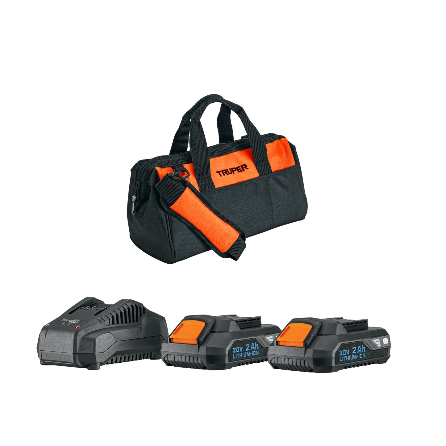 Rotomartillo 1/2", 20V, 2 baterías 2Ah, MAX