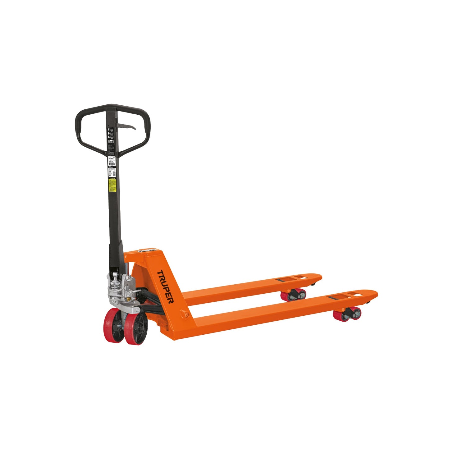 Patín traspaleta 2.5 ton con ruedas de poliuretano, Truper