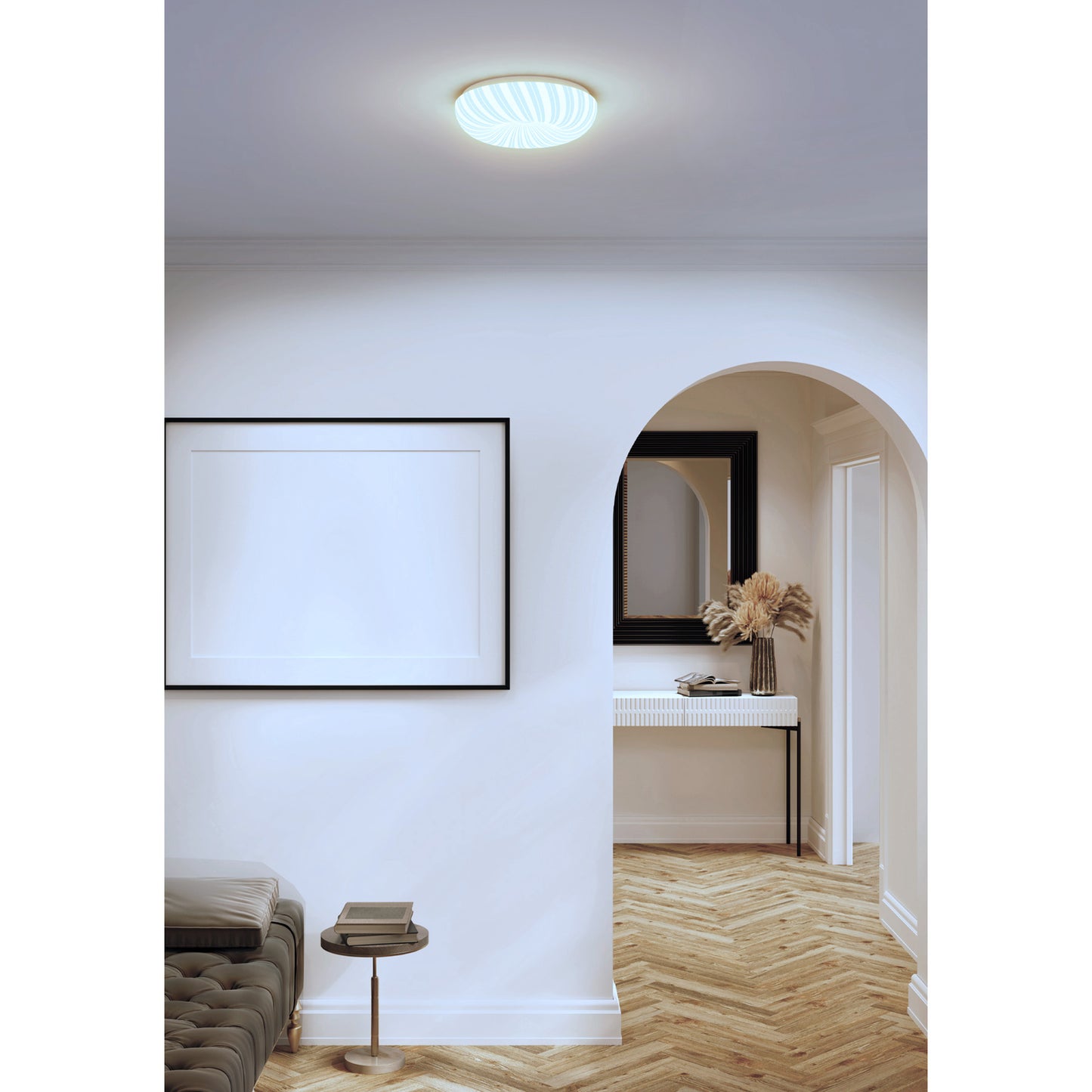 Luminario LED plafón decorativo 15W 6500K, espiral, BASIC