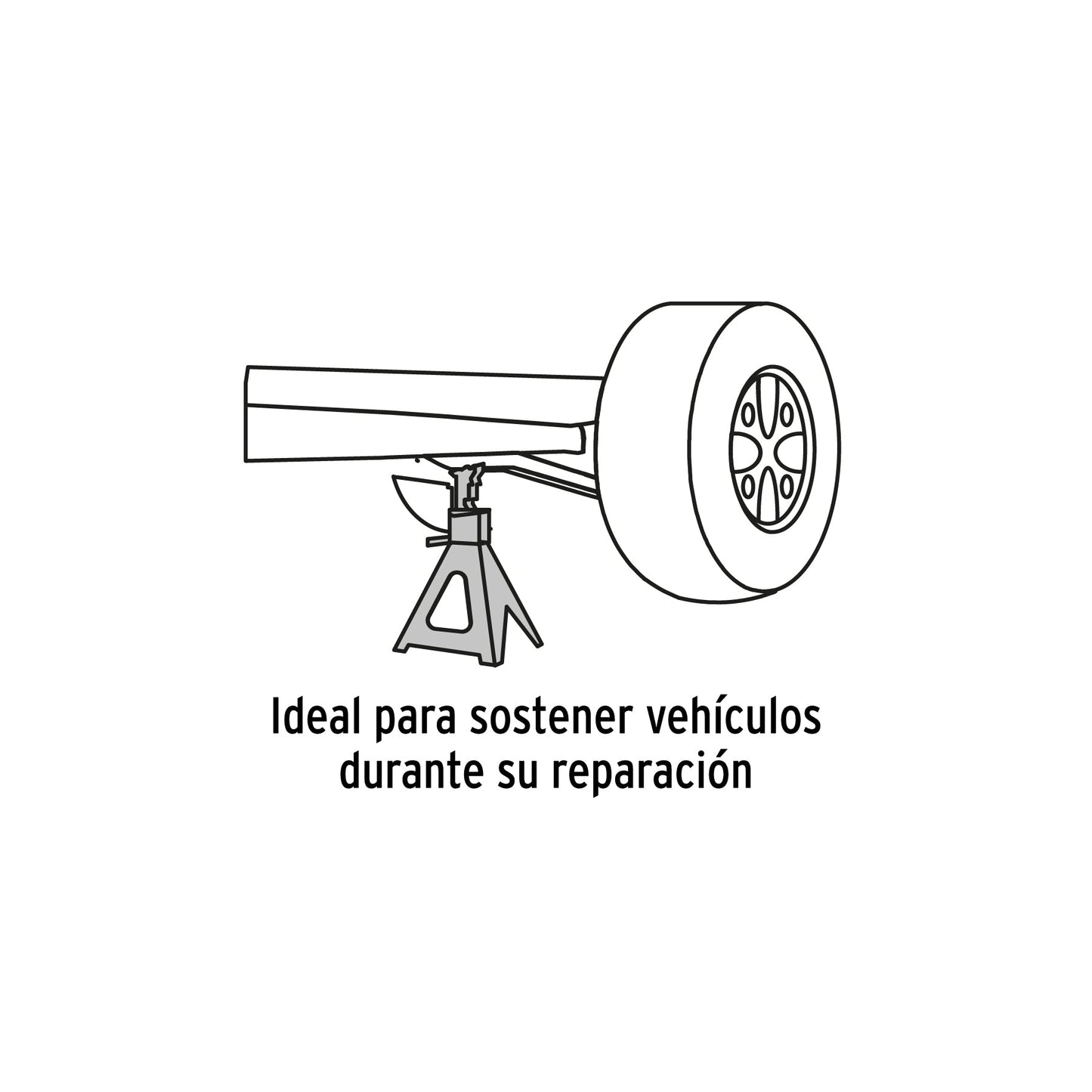 Caja con 2 torres de 3 ton para auto, Truper