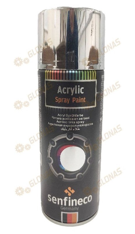 4501 PINTURA CROMADA BRILLANTE 450ML / SPRAY PAINT-BRIGHT CHROME - SENFINECO